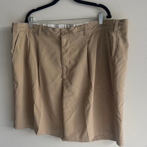 Classic Tan Men's Flat Front Shorts
